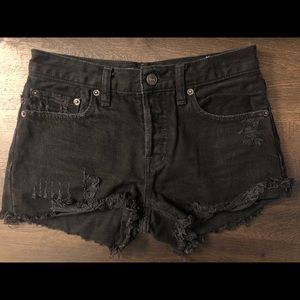 Free People Shorts, Size 24, Color Black
